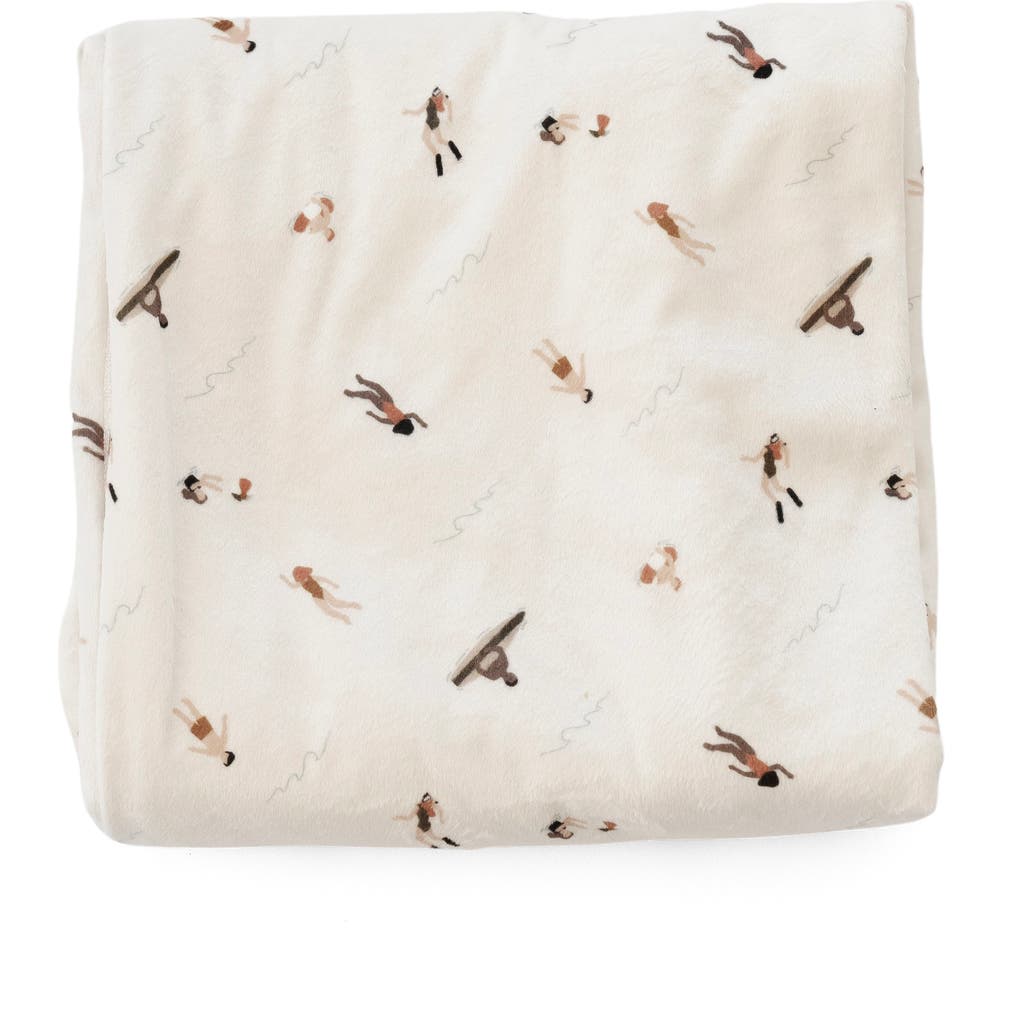 Saranoni Kids'  Minky Hooded Towel In Neutral