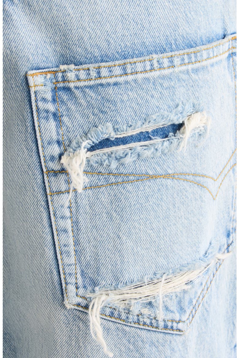 Distressed Baggy Fit Jeans, Alternate, color, 4020 BLEACH LIGHT BLUE
