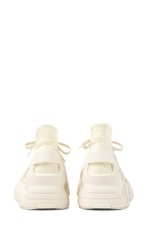 Camperlab Tossu Mixed Media Sneaker In White Natural