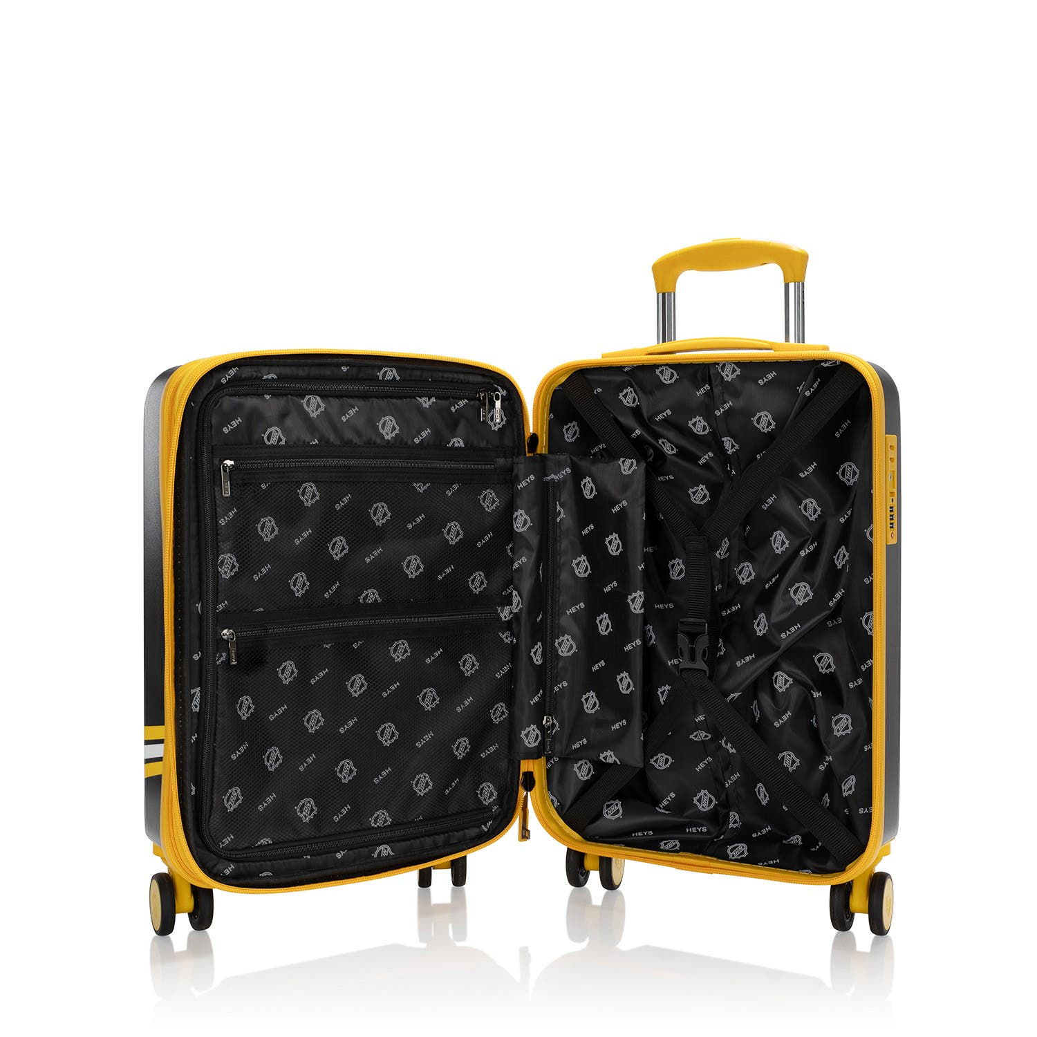 Heys NHL 21 Inch Luggage - Boston Bruins, Alternate, color, Black