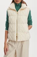 Varley Irina Cable Quilted Puffer Vest