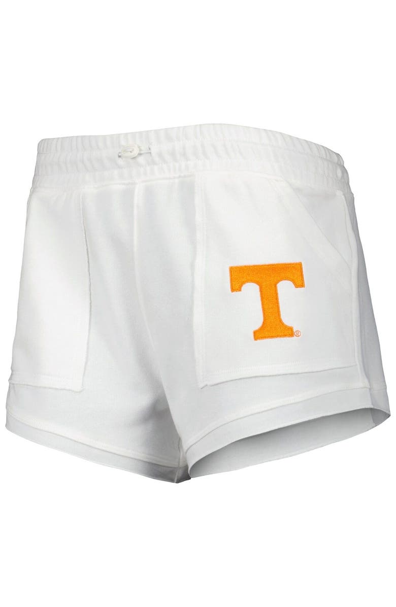 CONCEPTS SPORT Women's Concepts Sport  White Tennessee Volunteers Sunray Notch Neck Long Sleeve T-Shirt & Shorts Set, Alternate, color, 