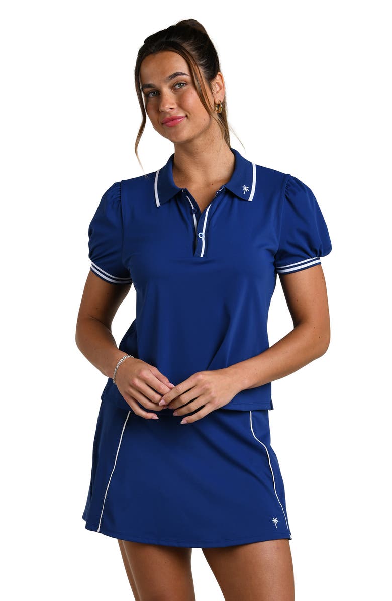 La Blanca Tipped Polo, Alternate, color,