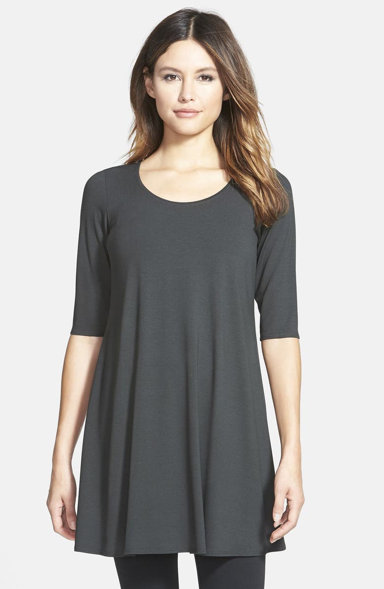 Eileen Fisher Elbow Sleeve Tunic, Main, color, 