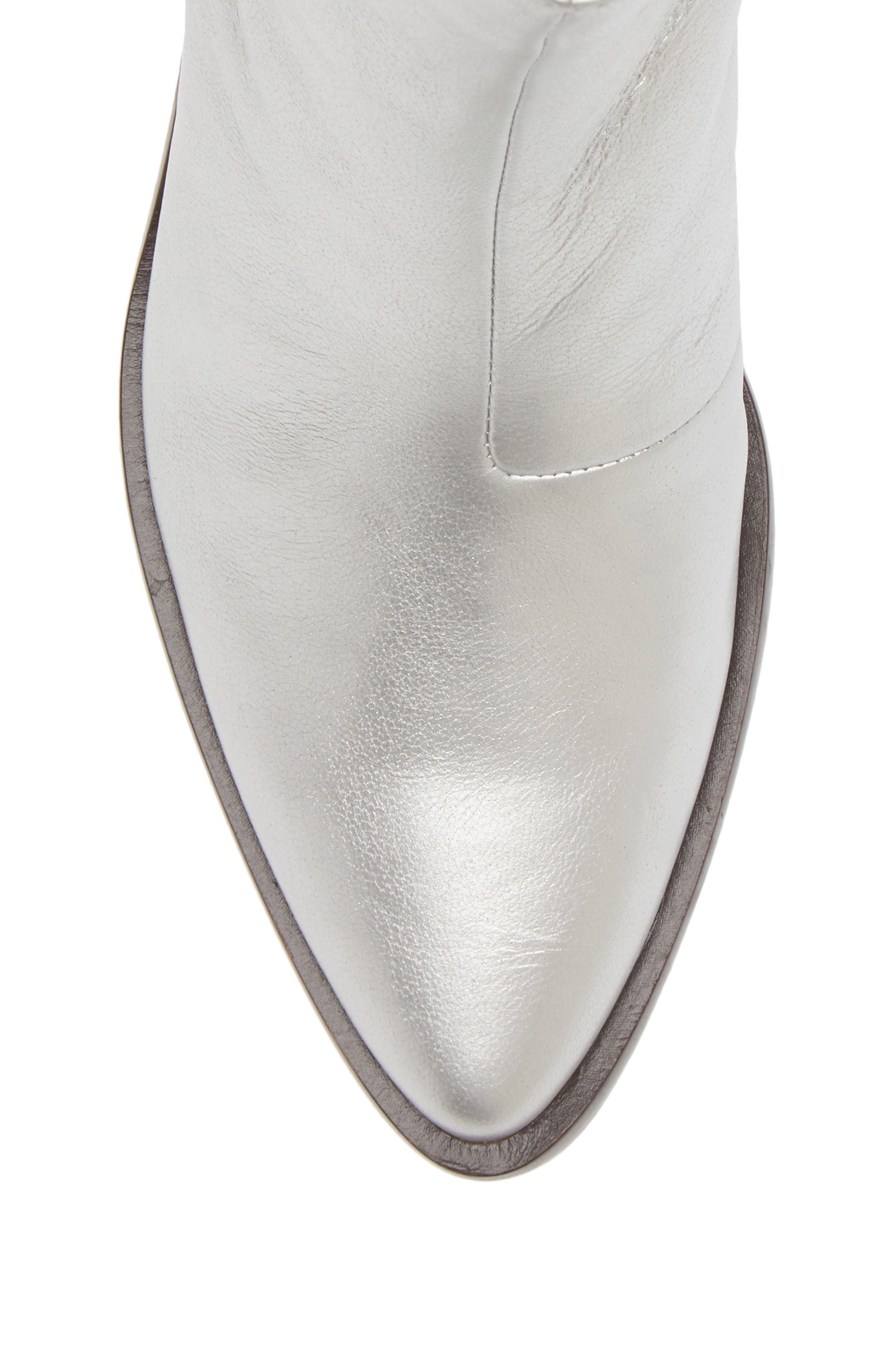 Madewell The Darcy Ankle Boot, Alternate, color, Silver