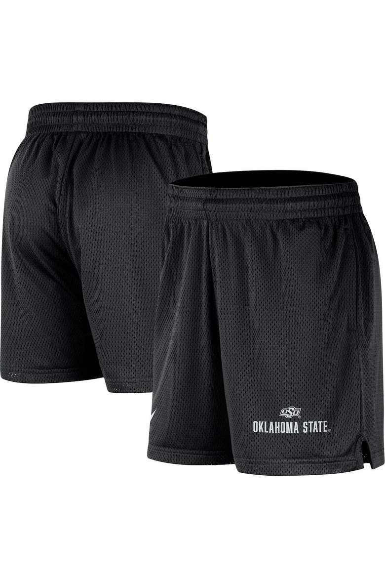 Men's Nike Black Oklahoma State Cowboys Mesh Performance Shorts, Main, color, Black