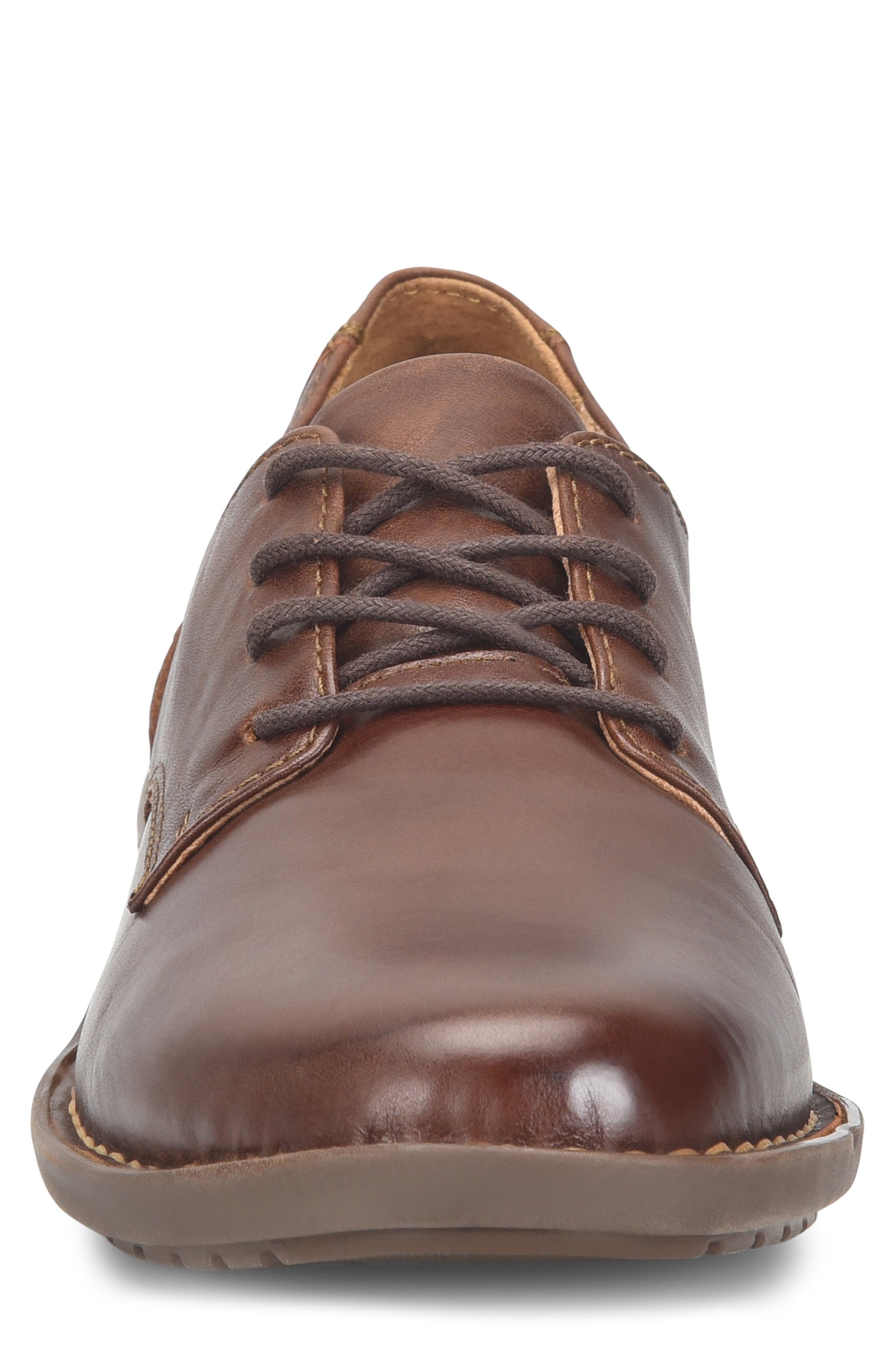 Børn Ryker Plain Toe Derby, Alternate, color, Brown