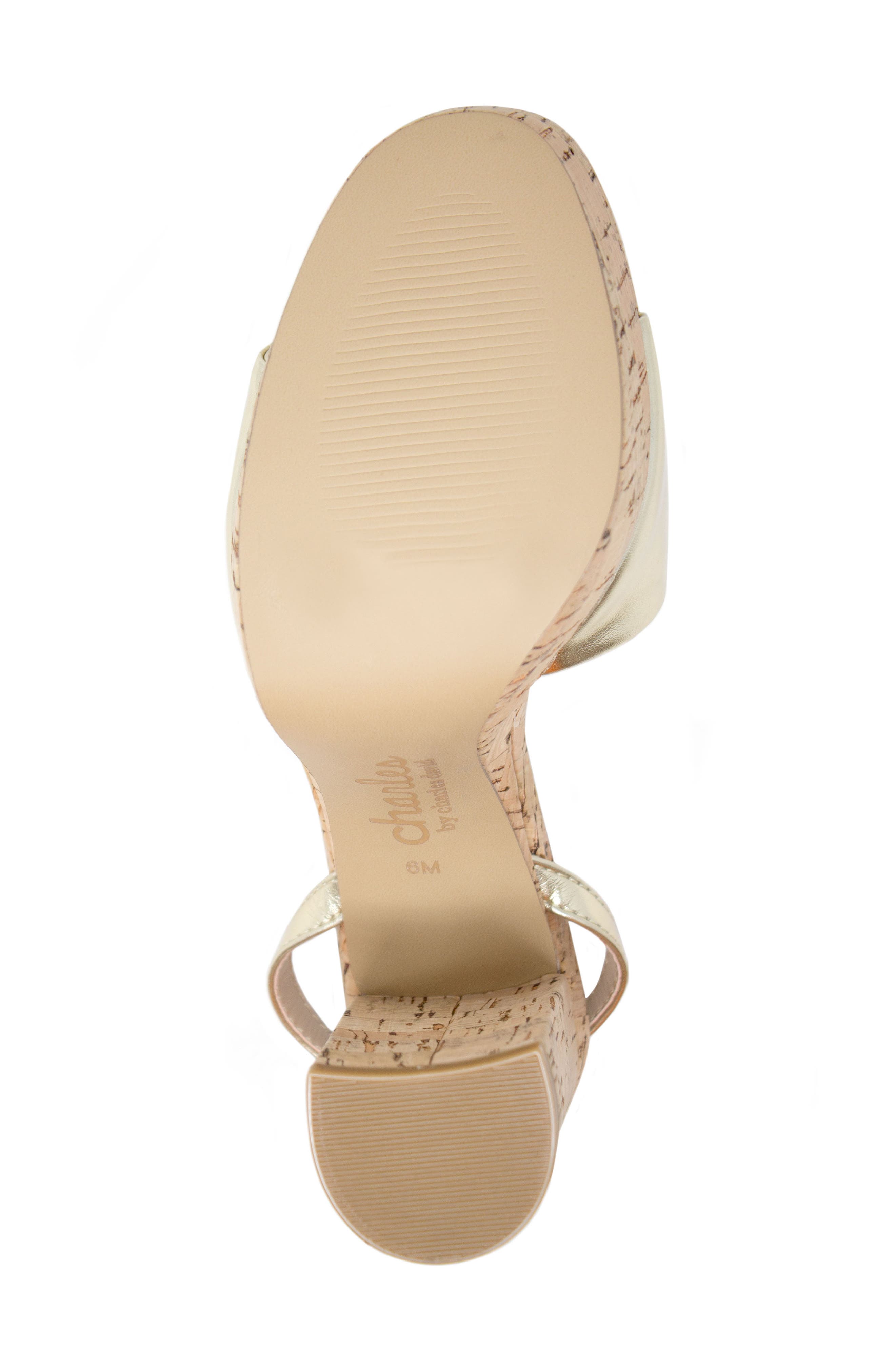 Madelina Ankle Strap Platform Sandal, Alternate, color, LIGHT GOLD