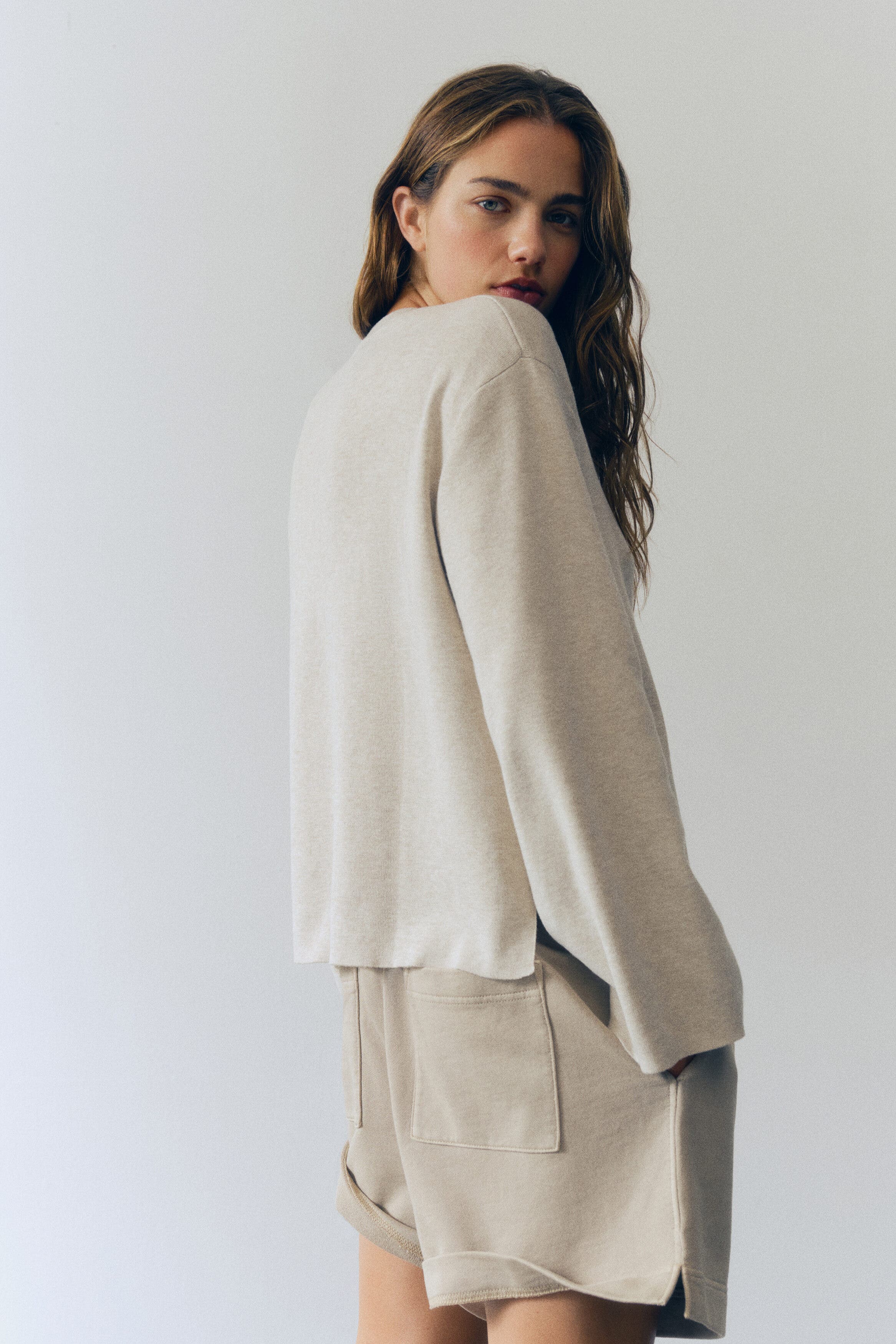 Light beige melange