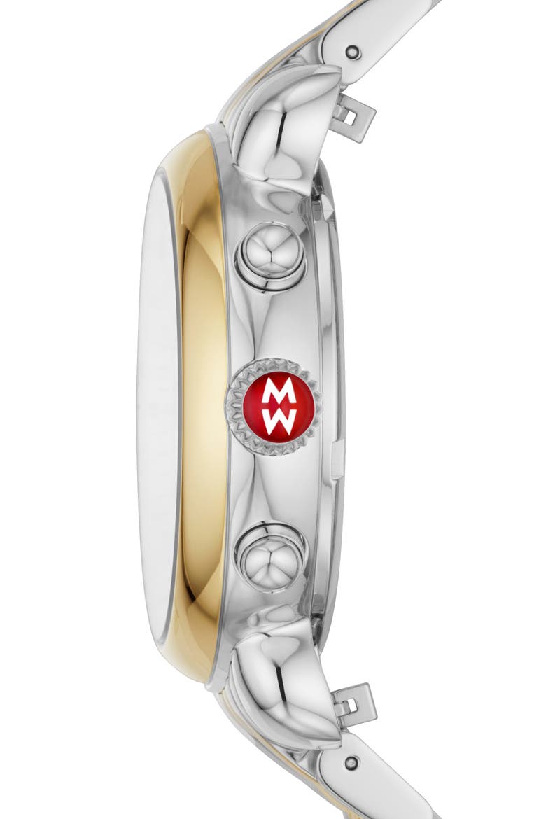 CSX Two-Tone Diamond Bracelet Watch, 38mm - 0.03ct., Alternate, color, 2T SILVER/GOLD