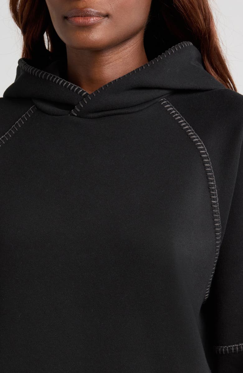 UGG<sup>®</sup> Classic Cotton Blend Hoodie, Alternate, color, Blk