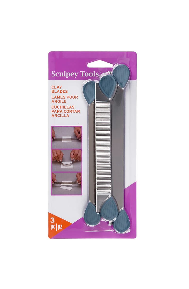 Sculpey Clay Blades Set Of 3, Adult & Kid, Main, color, Silver