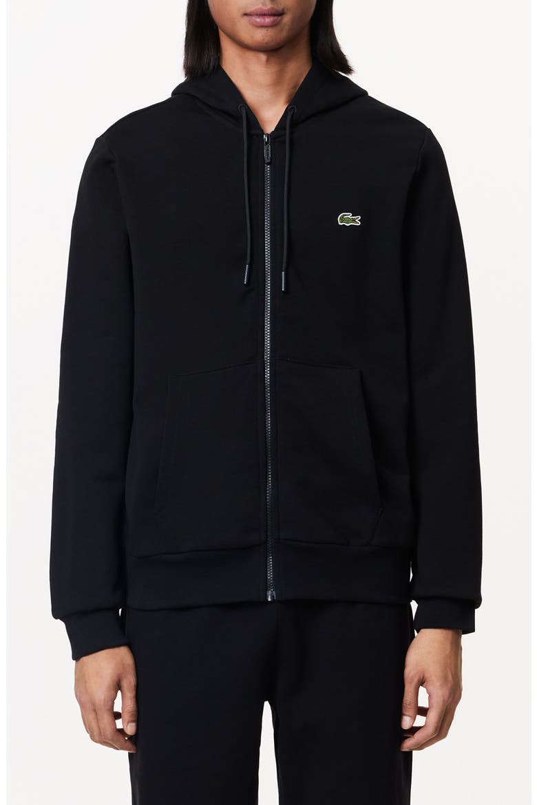 Zip Hoodie, Main, color, NOIR