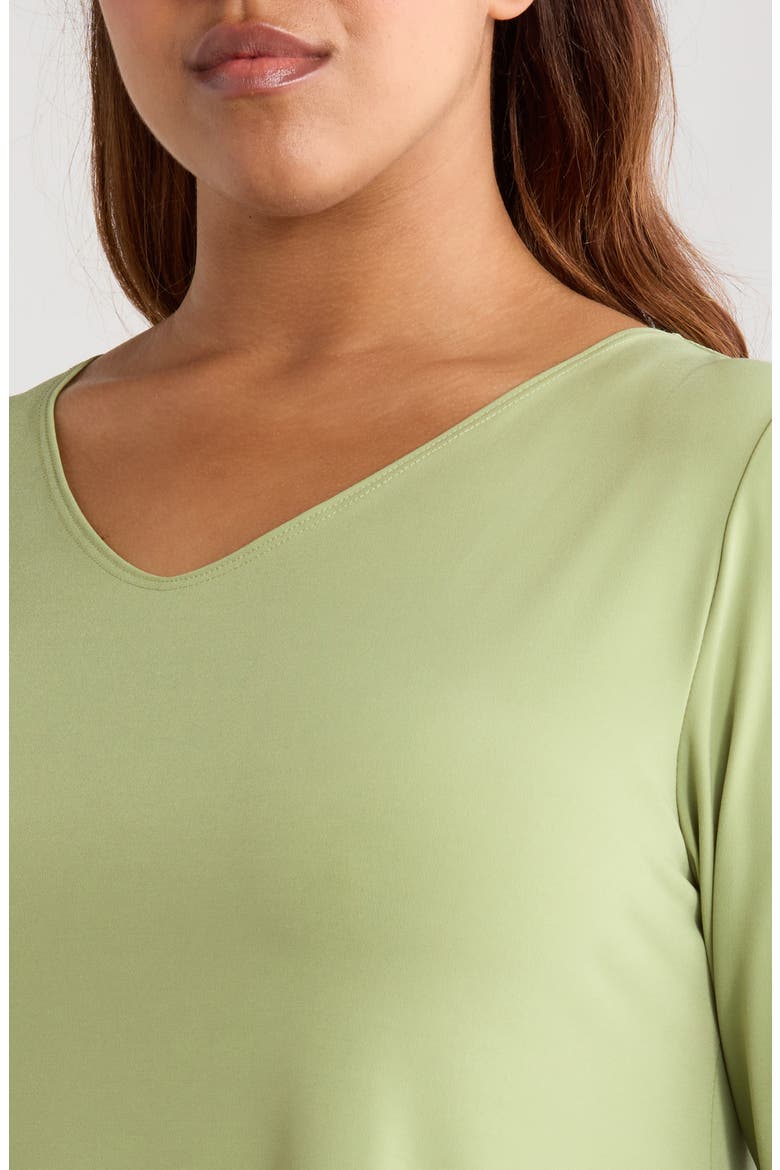 Handkerchief Hem Tunic Top, Alternate, color, PISTACHIO