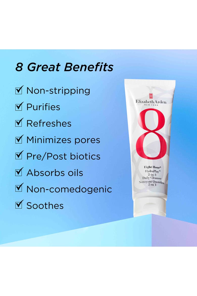 Eight Hour® HydraPlay 2-in-1 Daily Cleanser, Alternate, color, N/A