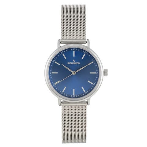 Sleek Stainless Steel Mesh Watch- 30MM