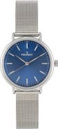 Peugeot Sleek Stainless Steel Mesh Watch- 30MM