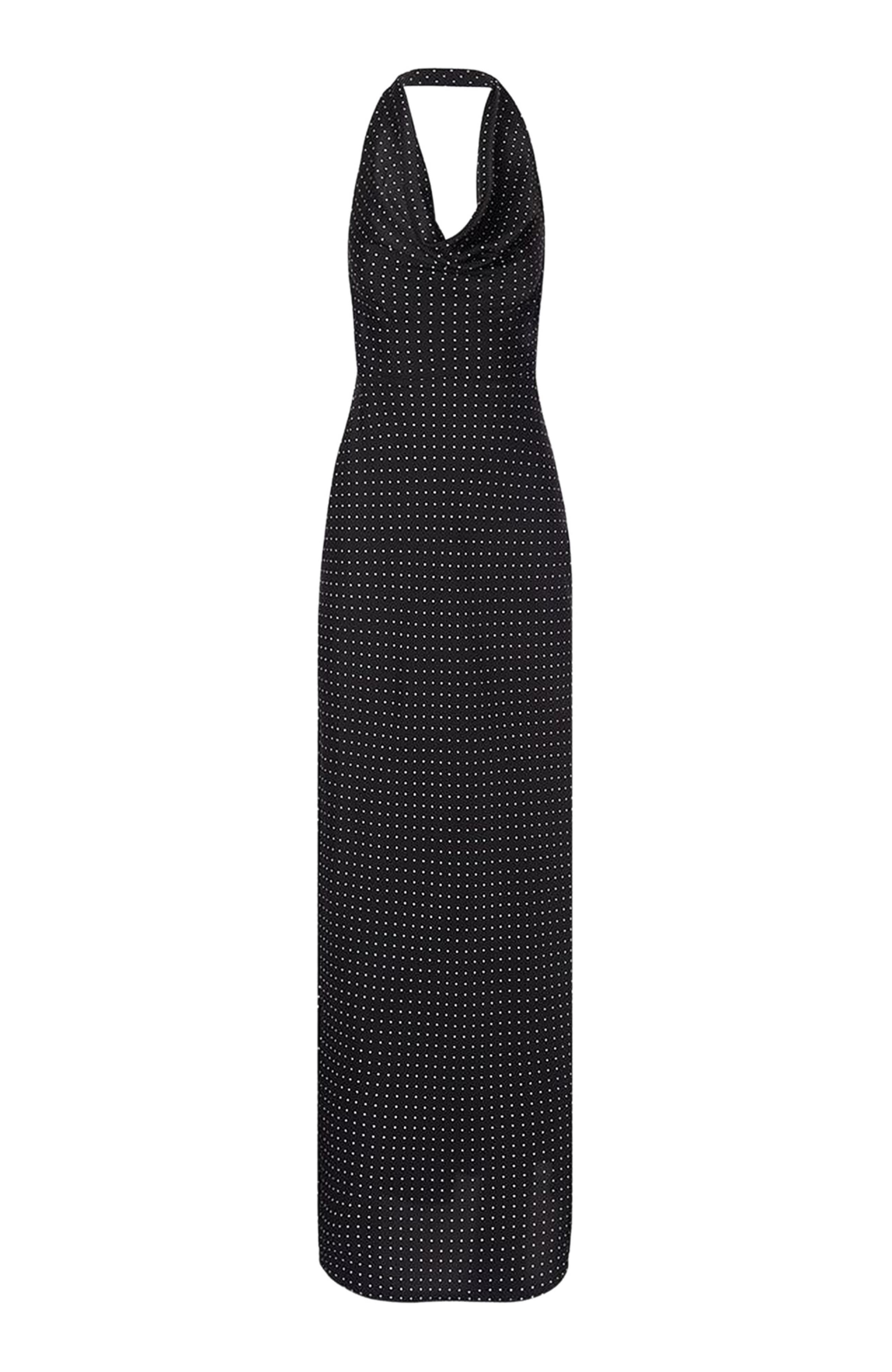 Cowl Halter Maxi Dress - image 2