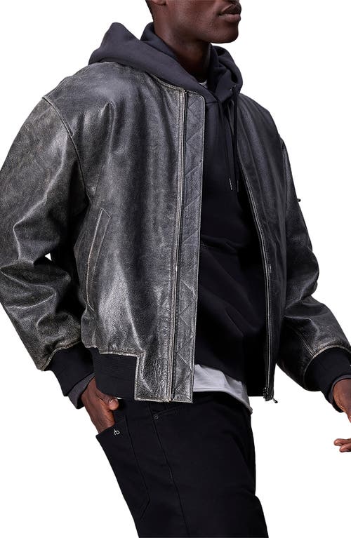 Rag & Bone Tapered Leg Jeans In Black