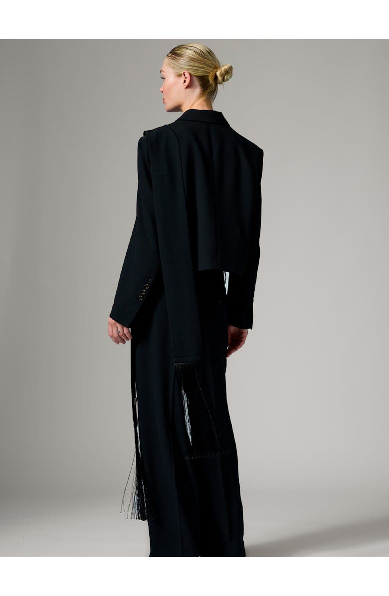 DAY Birger et Mikkelsen Edie Cropped Gabardine Blazer, Alternate, color, Black