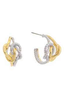 Juvell Two Tone Hoop Earrings