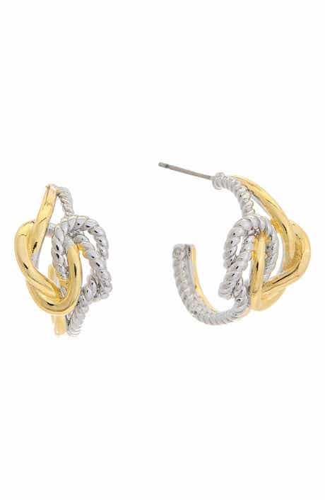 Juvell Two Tone Hoop Earrings