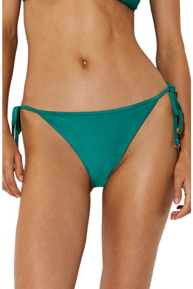 Riah Side Tie Bikini Bottoms, Main, color, TEAL BLUE
