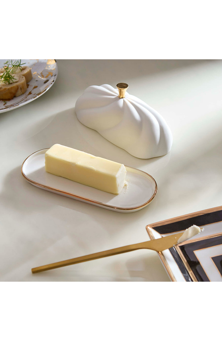 Jonathan Adler Geneva Butter Dish, Alternate, color,
