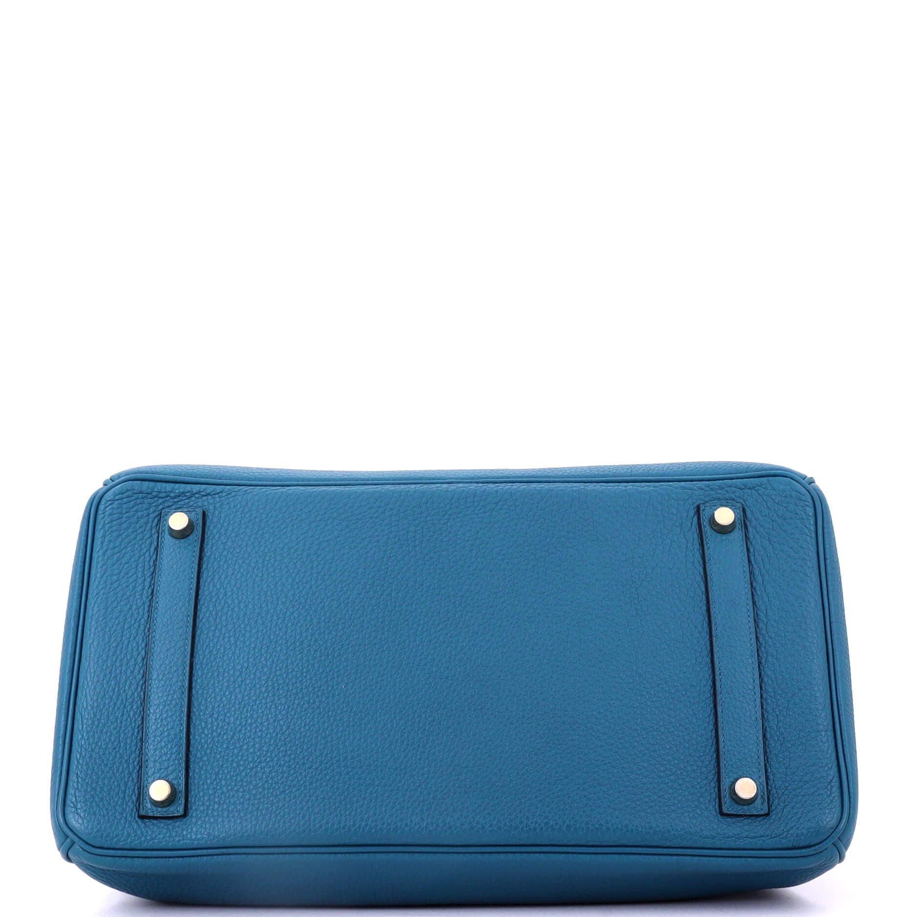 Pre-Owned Hermes Birkin Handbag Blue Togo with Gold Hardware 35, Alternate, color, Cobalt