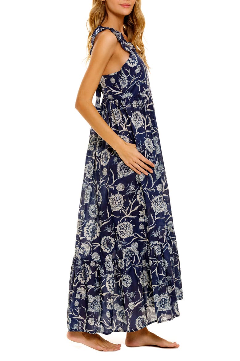 Mika Claire Blue Linen Nightgown, Alternate, color, CLAIRE BLUE