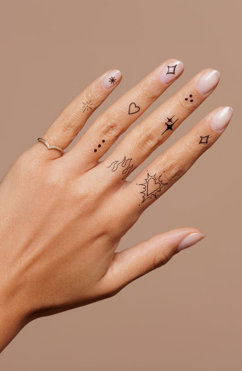 INKED by Dani She's All That Temporary Tattoos, Alternate, color, Black