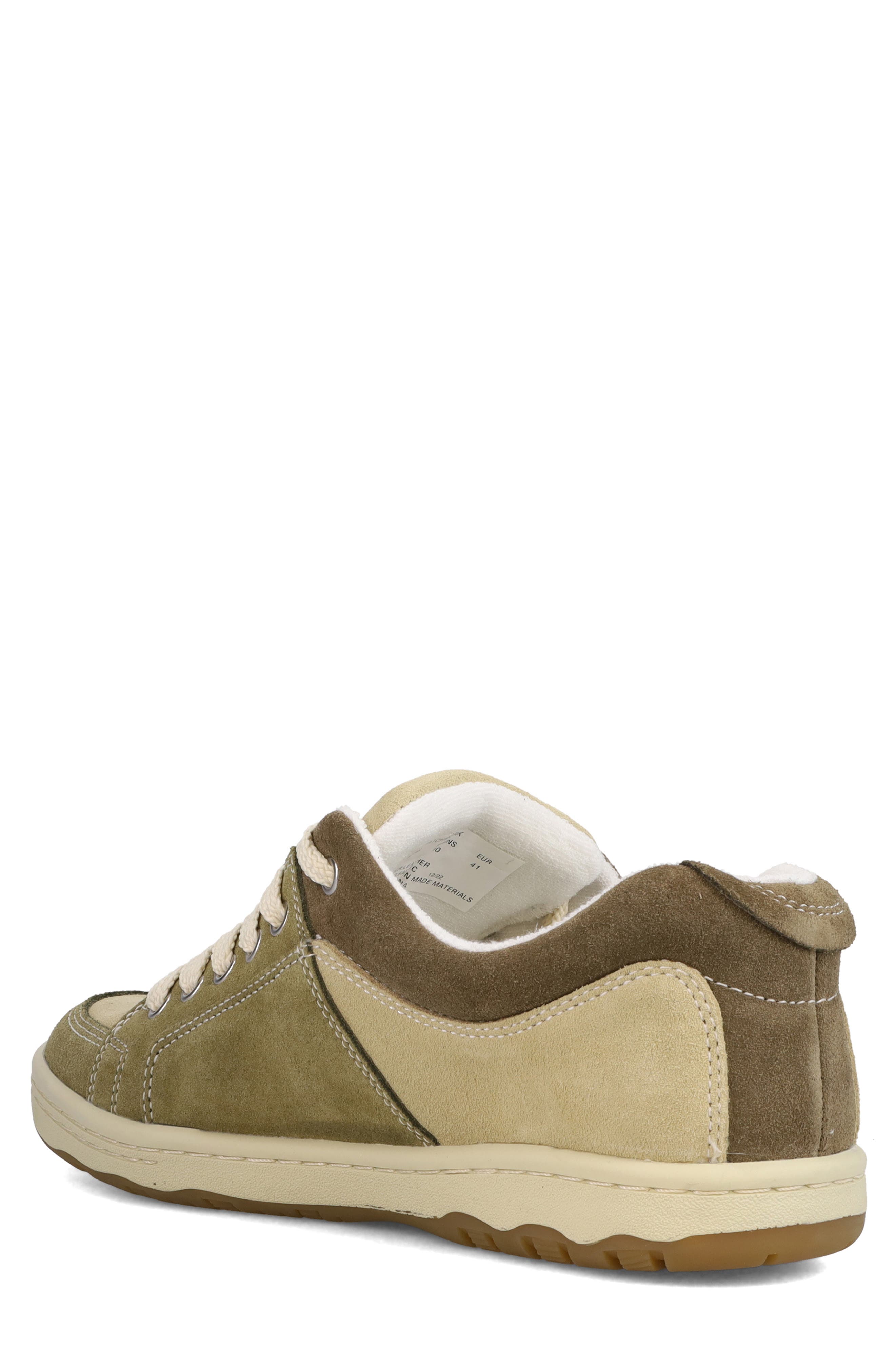 Patchwork Low Top Sneaker, Alternate, color, OLIVE