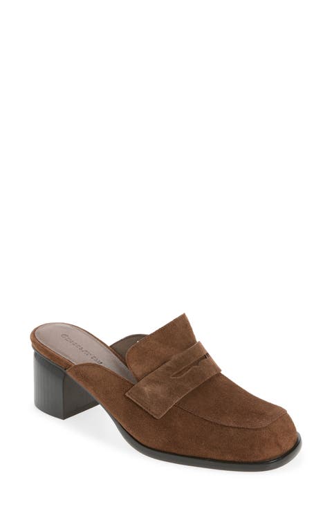 Dalida Heeled Loafer Mule