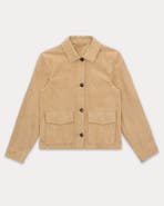 Fortela Maelle Suede Short Leather Jacket