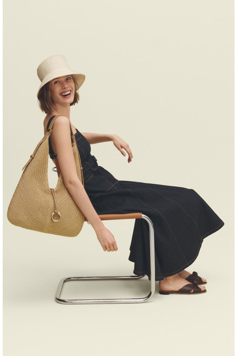 Cooper Straw Packable Bucket Hat, Alternate, color, NATURAL