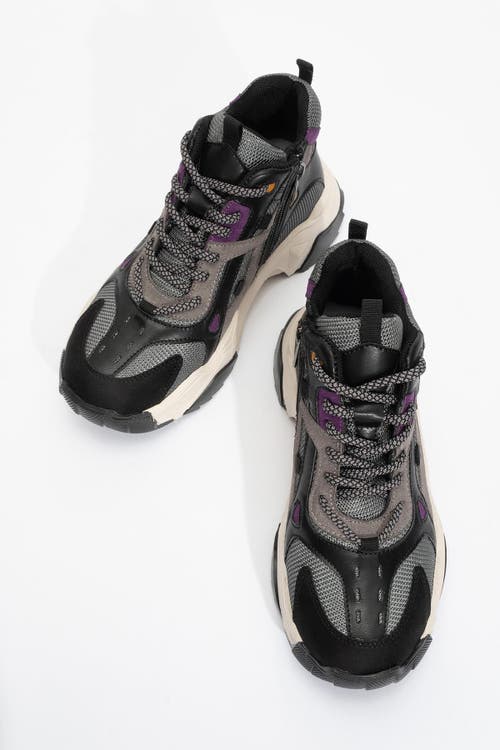 Prologue Shoes Lowel Sneaker Boot In Black