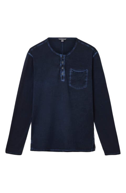 Baylor Organic Cotton Long Sleeve Henley