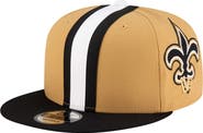 New Era Men's New Era Gold New Orleans Saints  Helmet 9FIFTY Snapback Hat