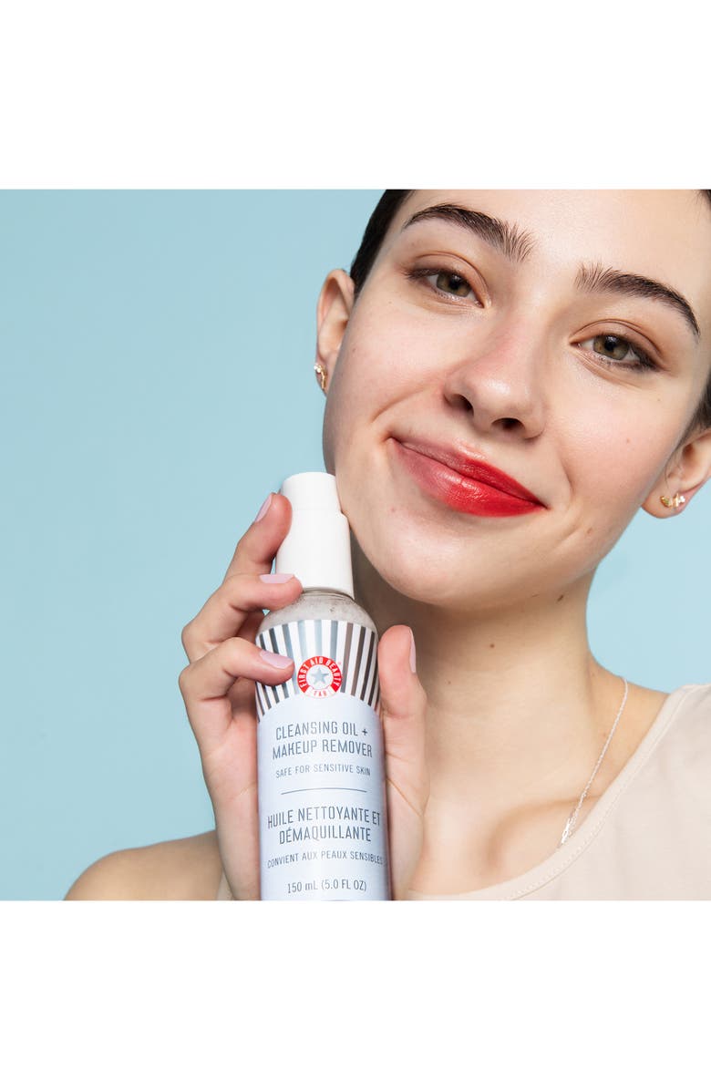 First Aid Beauty 2-in-1 Cleansing Oil & Makeup Remover, Alternate, color,