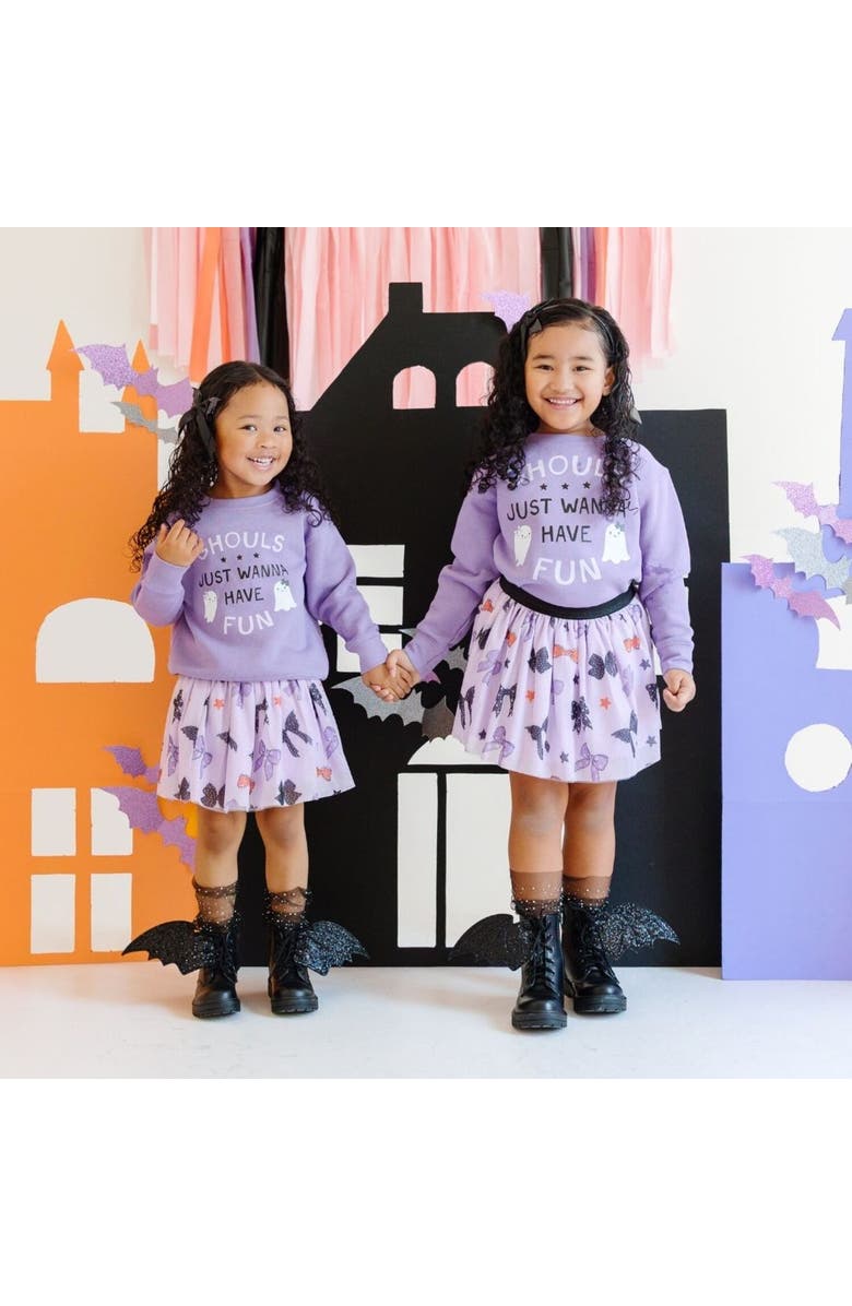 Sweet Wink Spooky Bows Halloween Tutu, Alternate, color, 