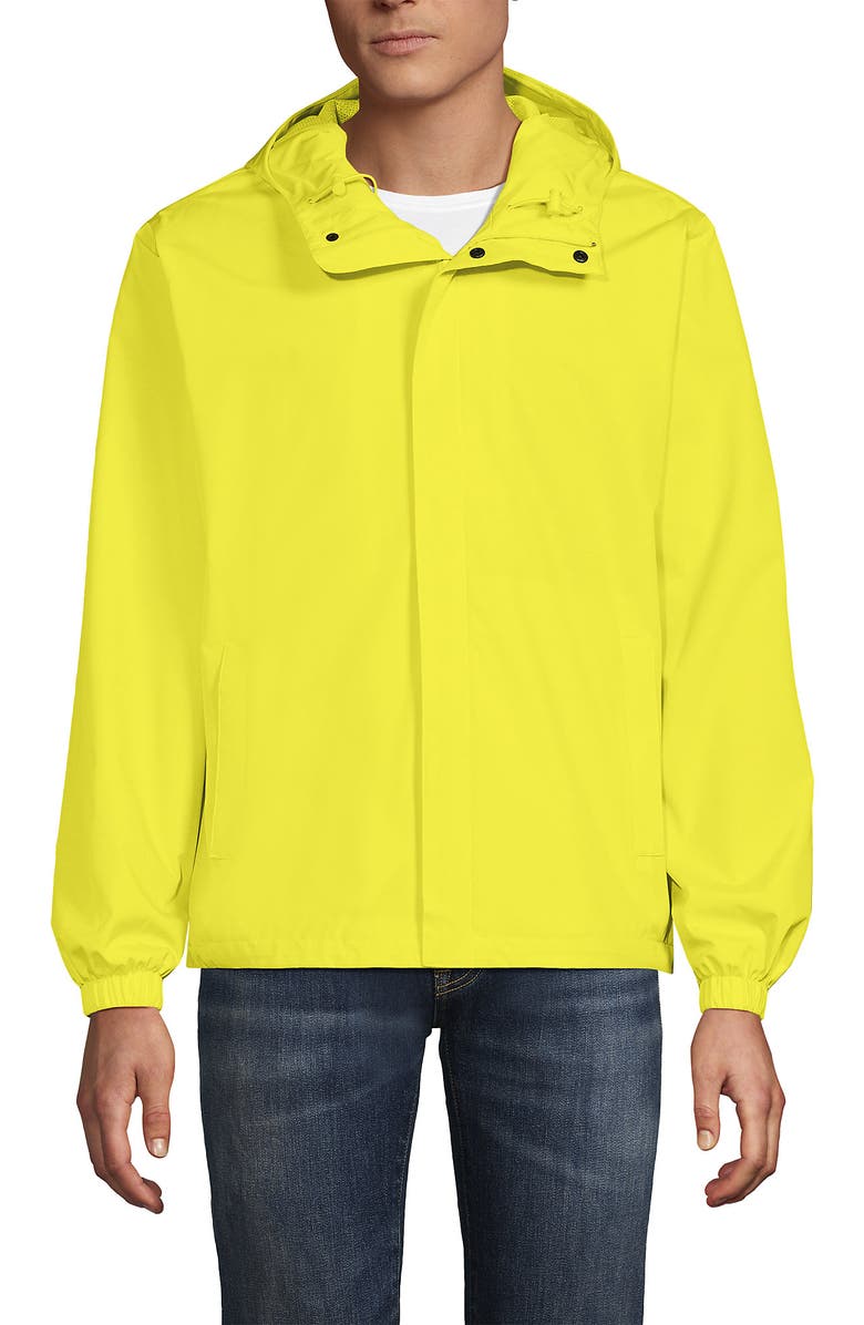 Lands' End Squall Waterproof Packable Rain Jacket, Main, color, Limelight