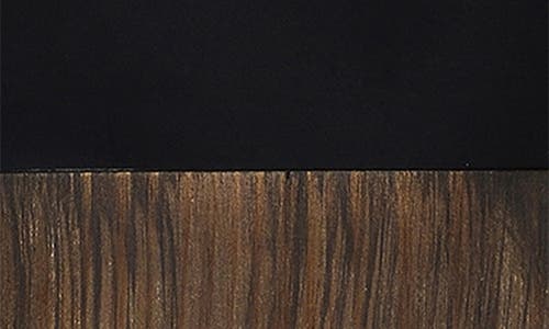 Renwil Broma Wood & Iron Table Lamp In Black