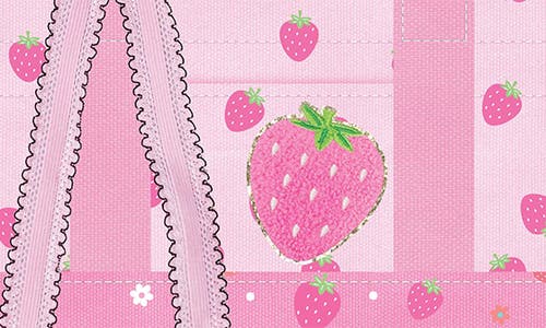Shop Hot Focus Classy Strawberry Tote Bag