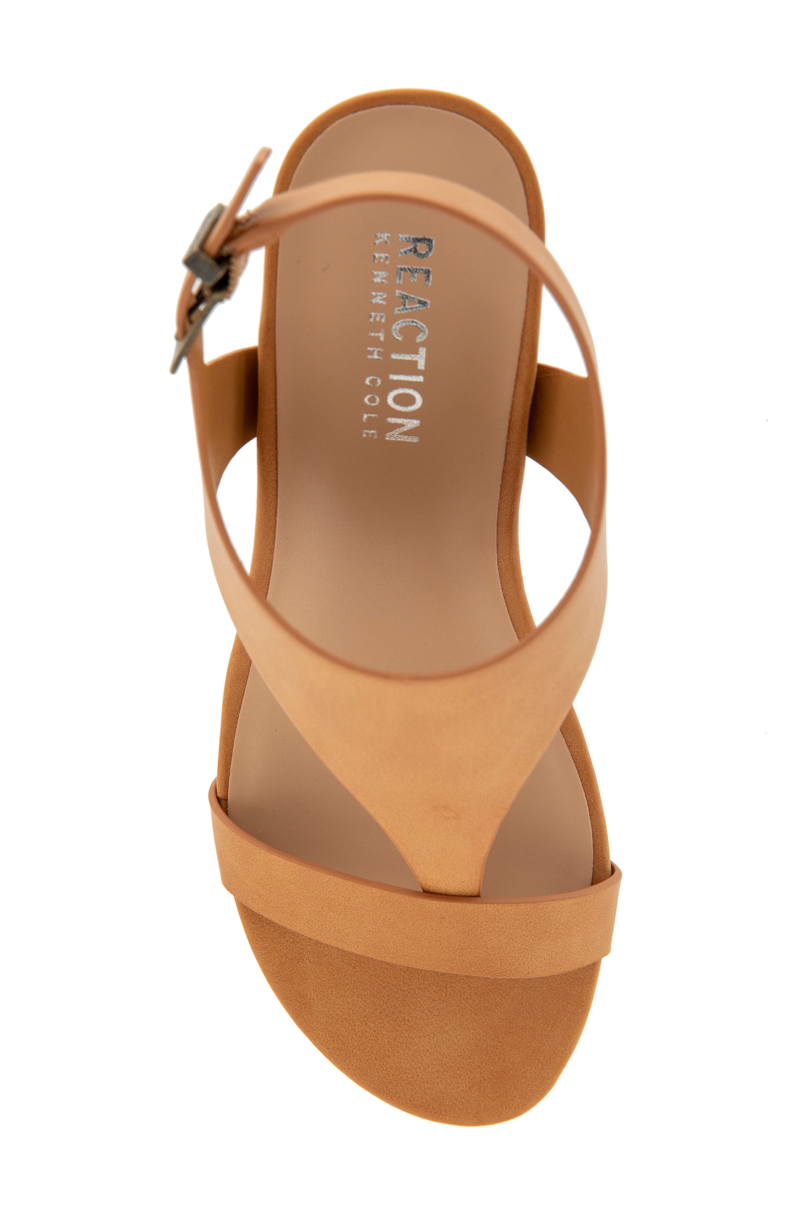 Greatly Platform Wedge Sandal, Alternate, color, CAMEL