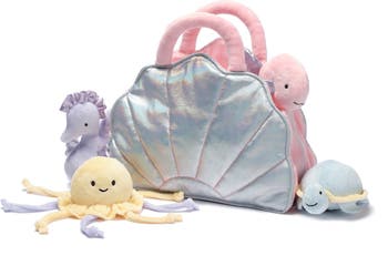 Interactive Aquatic/Sea Shell Plush with Stuffed Animal Toys
