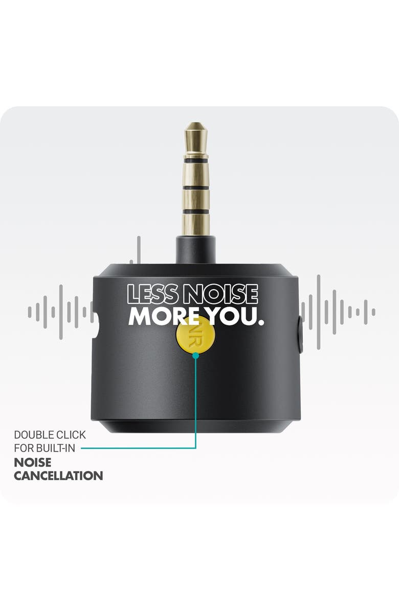 MOVO WM-VXR10 Wireless Shotgun Mic Adapter for iPhone/Lightning Devices - Compatible VXR10, VXR10-PRO and Rode VideoMicro, Alternate, color, Black