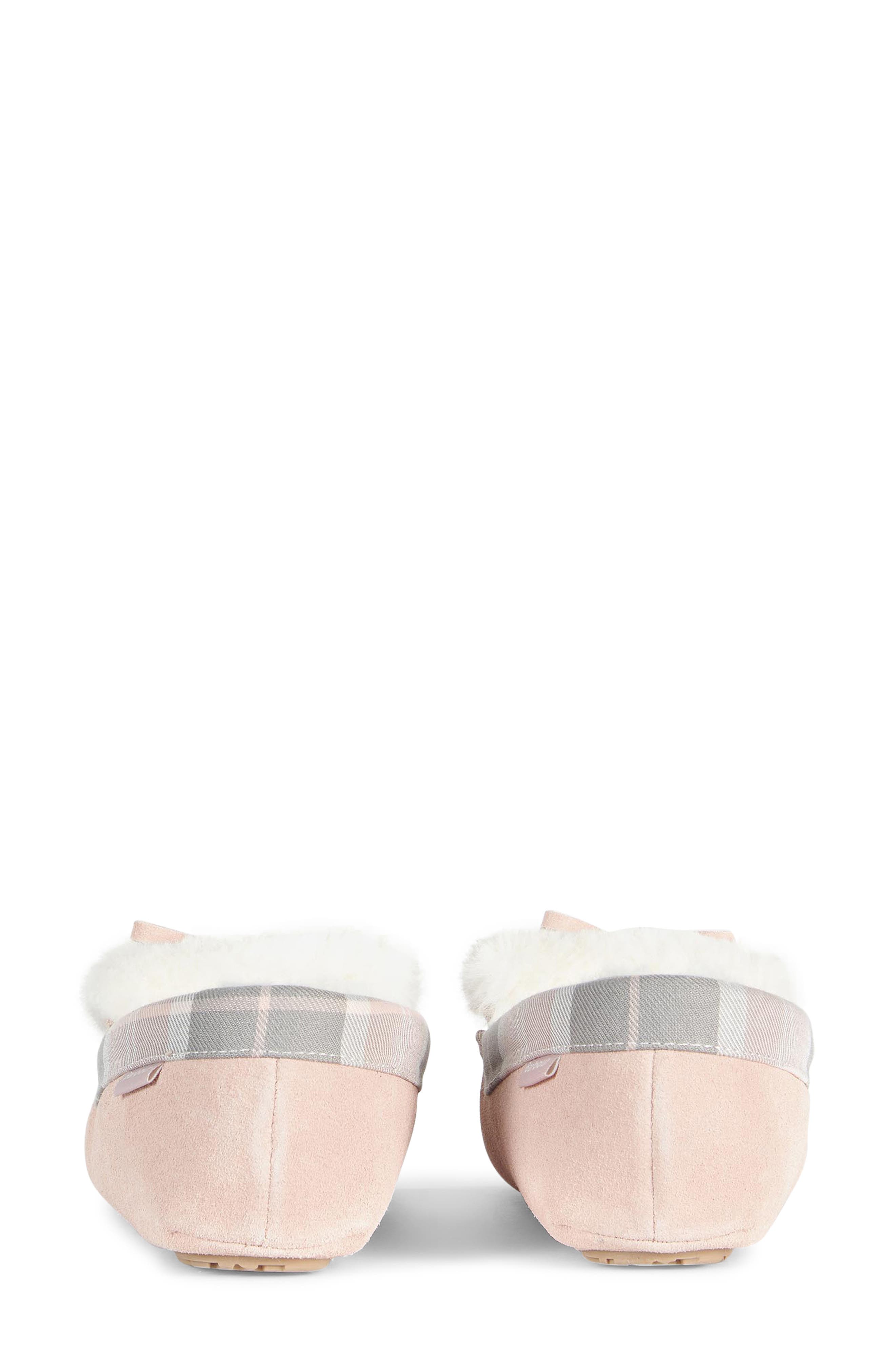 Darcie Faux Shearling Moccasin, Alternate, color, PINK SUEDE