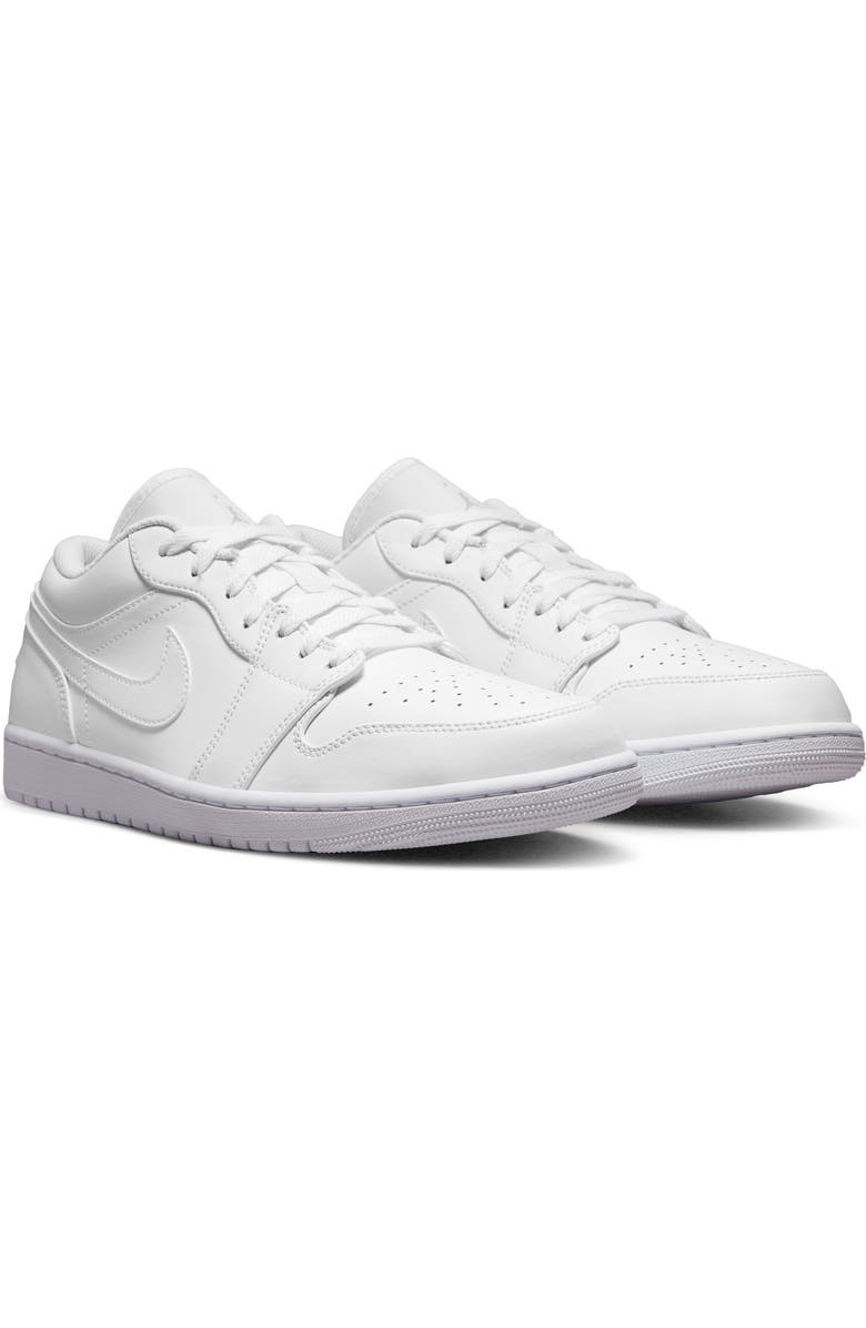 Jordan Air Jordan 1 Low Sneaker, Main, color, 136 White/White/White