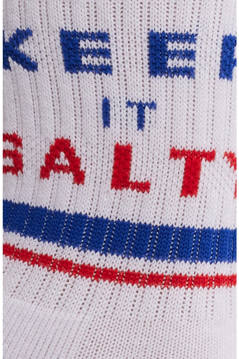 Keep it Salty Crew Socks, Alternate, color, WHITE