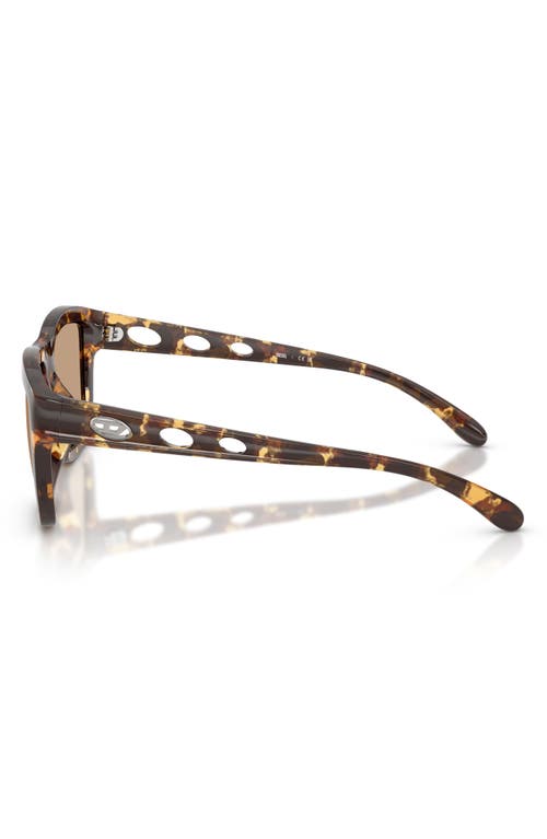 Diesel ® 55mm Gradient Square Sunglasses In Havana/solid Brown